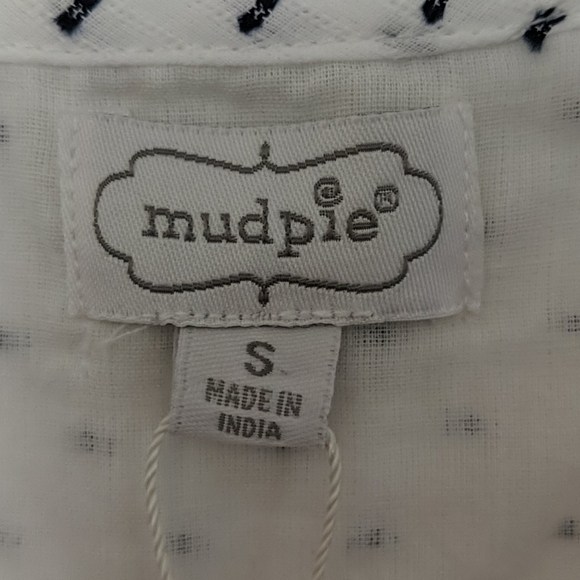 NWT MUDPIE Belair Peplum Top - Picture 2 of 6